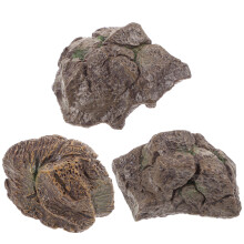 12 Pcs Miniature Rock Potted Planter Stones Resin Decor