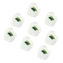 8 Sets Ps Disposable Mousse Cups Jelly Ice Cream Heart Shape Home Use