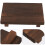 4Pcs Wood Serving Board And Soap Tray Set 11