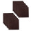 Cartine Per Dolci In Alluminio Marrone 8X8 Cm 1