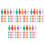 500 Pcs Ceramic Christmas Tree Lights Multi Color Twist Bulbs 4