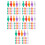 500 Pcs Ceramic Christmas Tree Lights Multi Color Twist Bulbs 8