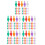 500 Pcs Ceramic Christmas Tree Lights Multi Color Twist Bulbs 7