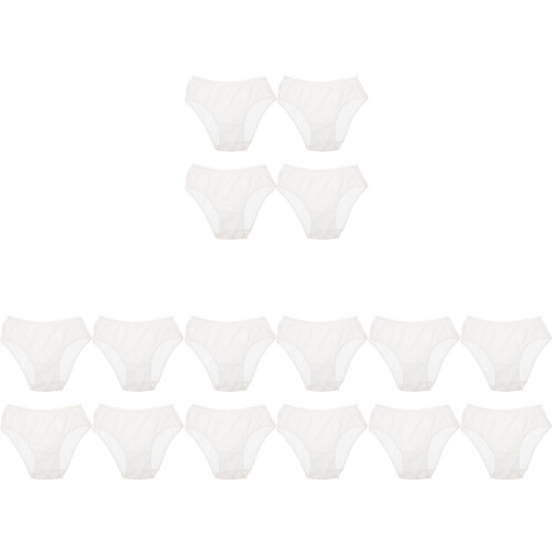 16 Pcs Disposable Maternity Underwear For Comfortable Use White 1