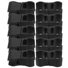 30 Pcs Football Training Marker Rod Buckle - Sturdy Plastic