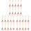 72Pièces Mini Cuillères Rose Gold Pour - 2