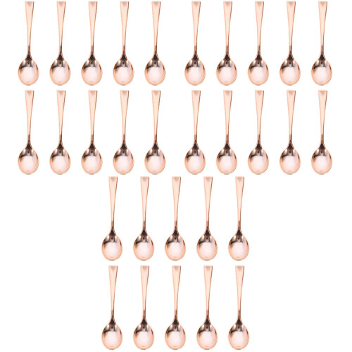 72Pièces Mini Cuillères Rose Gold Pour - 2