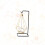 2Pcs Modern Tea Light Holder Iron Frame With Suspended Cup 9