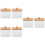 6 Pcs Good Seal Refillable Storage Box For Household Use 9