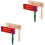 4 Pcs Wooden Ratchet Spinners Handheld Percussion Instrument 3