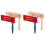4 Pcs Wooden Ratchet Spinners Handheld Percussion Instrument 2