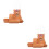 2Pièces Abreuvoir Professionnels Hamster Orange 3