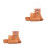 2Pièces Abreuvoir Professionnels Hamster Orange 6
