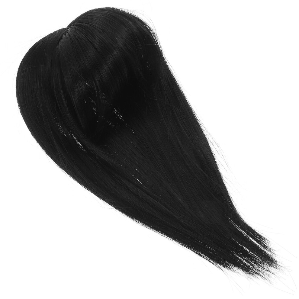 Ohphcall Unisex 3Pcs Clip On Hair Topper For Women With Thinning Hair Synthetic