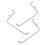 12 Pcs Heavy Duty Pegboard Hooks For Garage Wall Iron Board 2