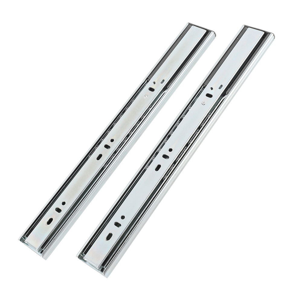 14In Cold Rolled Steel Side Mount Drawer Slides, Quiet, Double Spring Buffer 6931351933980