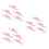 15 Pcs Wall Mounted Plastic Slippers Holder For Bathroom Hallway Pink 6