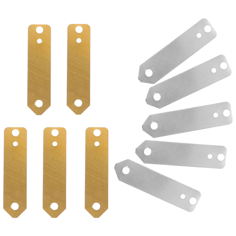50 Pcs Copper Zinc Anode Sheet For Fruit Battery Experiment 031514408600