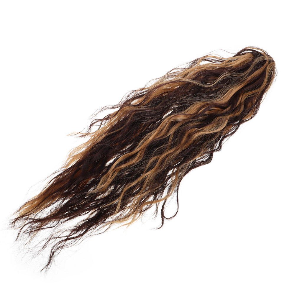 Totority 3Pcs Long Wavy Ponytail Hair Extension For Women Natural Curly