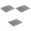 3 Pcs Non-Stick Reusable Grill Mesh Mat For Vegetables Meat 3