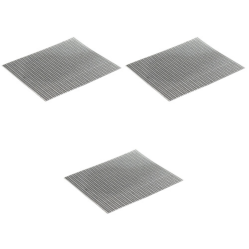 3 Pcs Non-Stick Reusable Grill Mesh Mat For Vegetables Meat 2