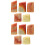 10 Pcs Chinese Seal Stone Calligraphy Tool Material Random Style 7