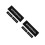 6 Pcs Black Acrylic V Shaped Table Reserved Signs For Restaurant 7