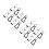 24 Pcs Zipper Repair Pullers Replacement Kit For Pants Bags Jackets 10