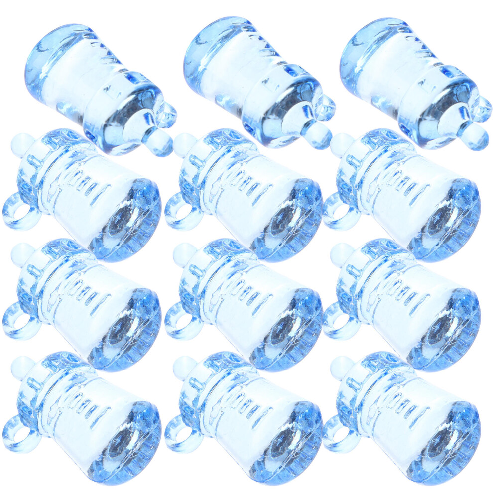 Totority 60 Pcs Miniature Baby Milk Bottles Toys For Baby Shower Party Favors