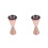 2Pcs Double Cocktail Jigger Stainless Steel 30Ml 60Ml Measuring Cup 5
