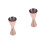 2Pcs Double Cocktail Jigger Stainless Steel 30Ml 60Ml Measuring Cup 9