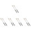 10 Pcs Felt Drum Mallets With Stainless Steel Handle Percussion Sticks 7