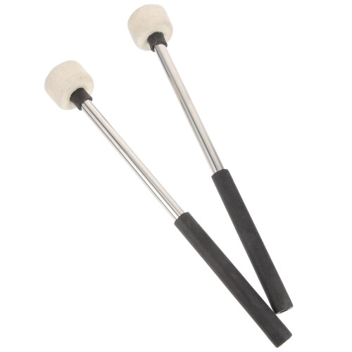 10 Pcs Felt Drum Mallets With Stainless Steel Handle Percussion Sticks 1