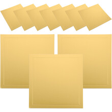 10 Unidades Base De Papelão Para Bolo Quadrada Tabuleiro Confeitaria