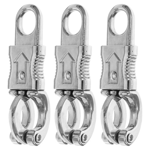 15 Pcs Panic Snap Quick Release Hook Zinc Alloy For Saddles 1