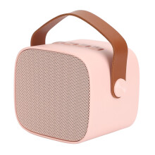 Pink Mini-Karaoke-Maschine 2000mAh, 2x1200mAh