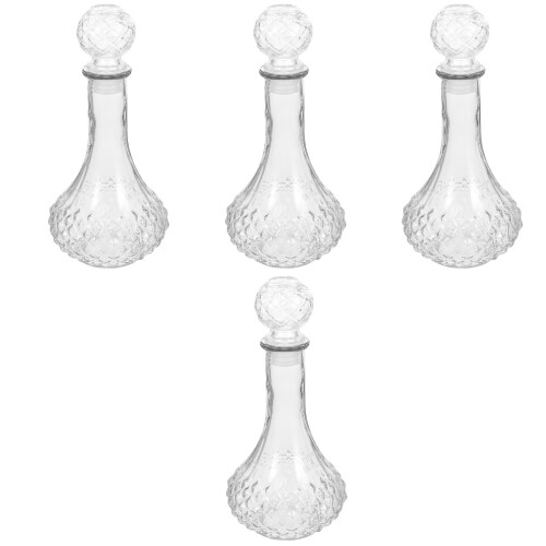 4Pcs Thickened Decanter Transparent Whiskey Glass 500Ml 2