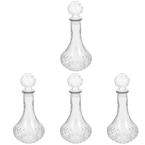 4Pcs Thickened Decanter Transparent Whiskey Glass 500Ml 1
