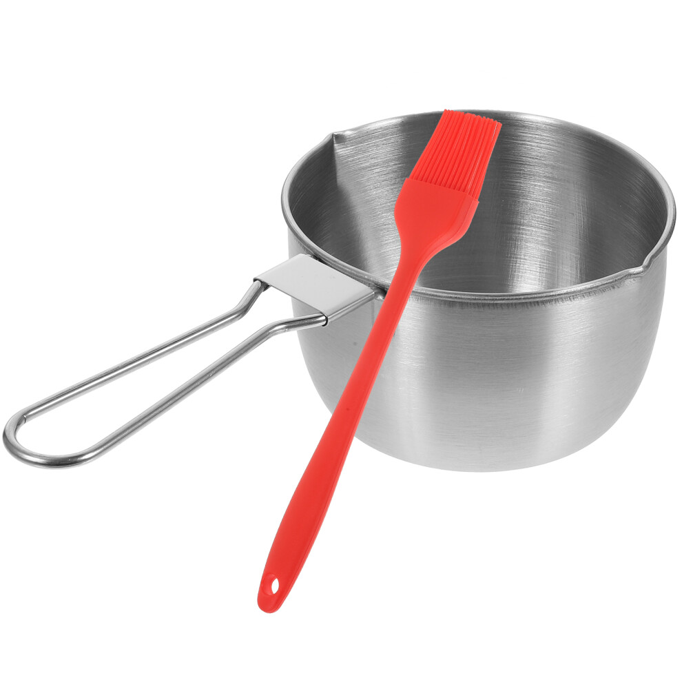 4 Sets Stainless Steel Sauce Pot With Silicone Brush Long Handle-image-OPC-PKWYVDF-NEW