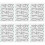 18Feuilles De Numéros Autocollants Adhésifs PVC Pour 1