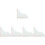 5Pcs Acrylic Bathtub Corner Splash Guard For Washbasin 7