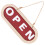 3Pcs Double-Sided Wood Open Closed Door Sign 3