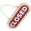3Pcs Double-Sided Wood Open Closed Door Sign 2