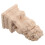 4Pcs Solid Wood Lion Sculpture Column Caps For Garden Arch 1