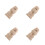 4Pcs Solid Wood Lion Sculpture Column Caps For Garden Arch 10