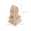 4Pcs Solid Wood Lion Sculpture Column Caps For Garden Arch 11