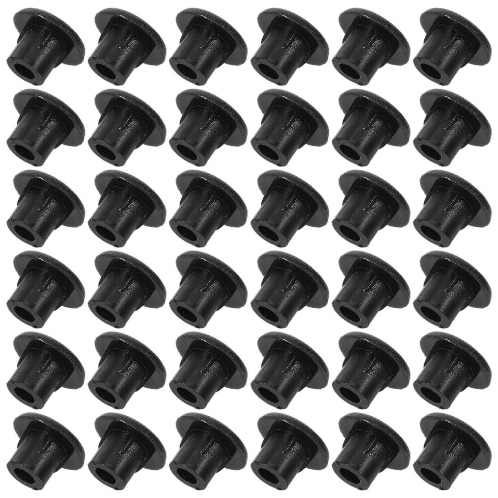 2000 Pcs Plastic Screw Covers Round Caps For Cabinet Furniture Black 031862923633