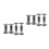 8 Pcs Stainless Steel Adjustable Wall Stabilizer For Bedroom 10