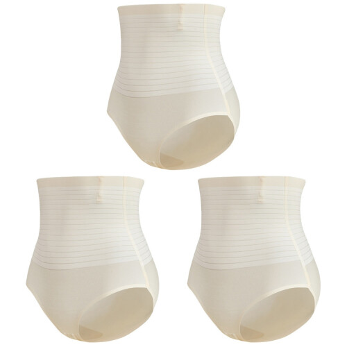 3St Vrouwenslip Taille Beige En Ademend Model
