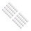 48Pcs Clear Plastic LED Candle Lights Waterproof Underwater Use 8